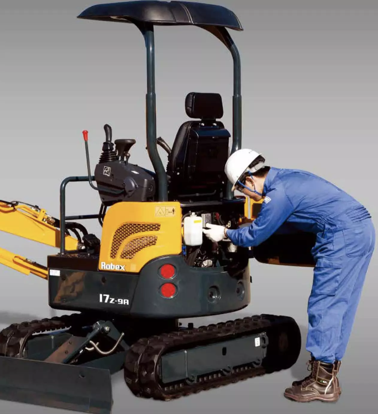 Hyundai R17Z-9, Мини-экскаваторы
