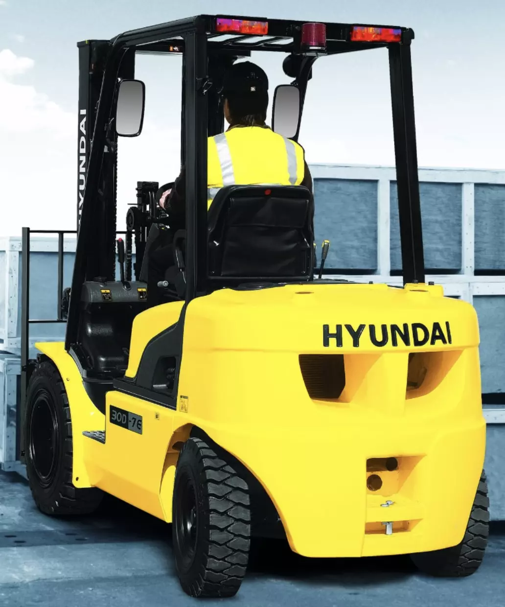 HYUNDAI 30DT-7, Вилочные автопогрузчики