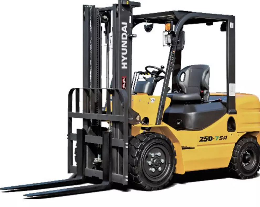 HYUNDAI 25D-7SA, Вилочные автопогрузчики
