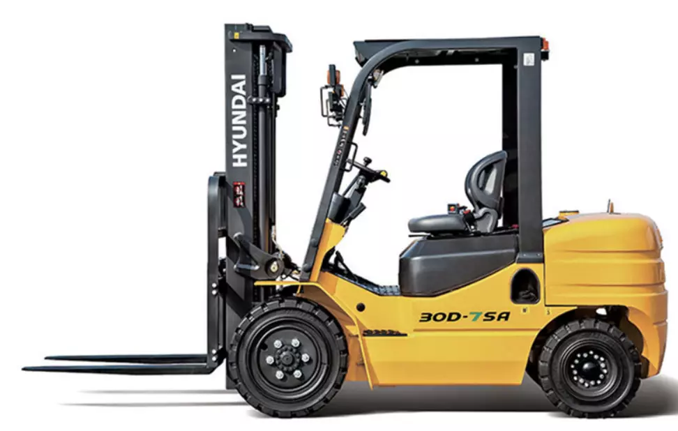 HYUNDAI 35D-7SA, Вилочные автопогрузчики
