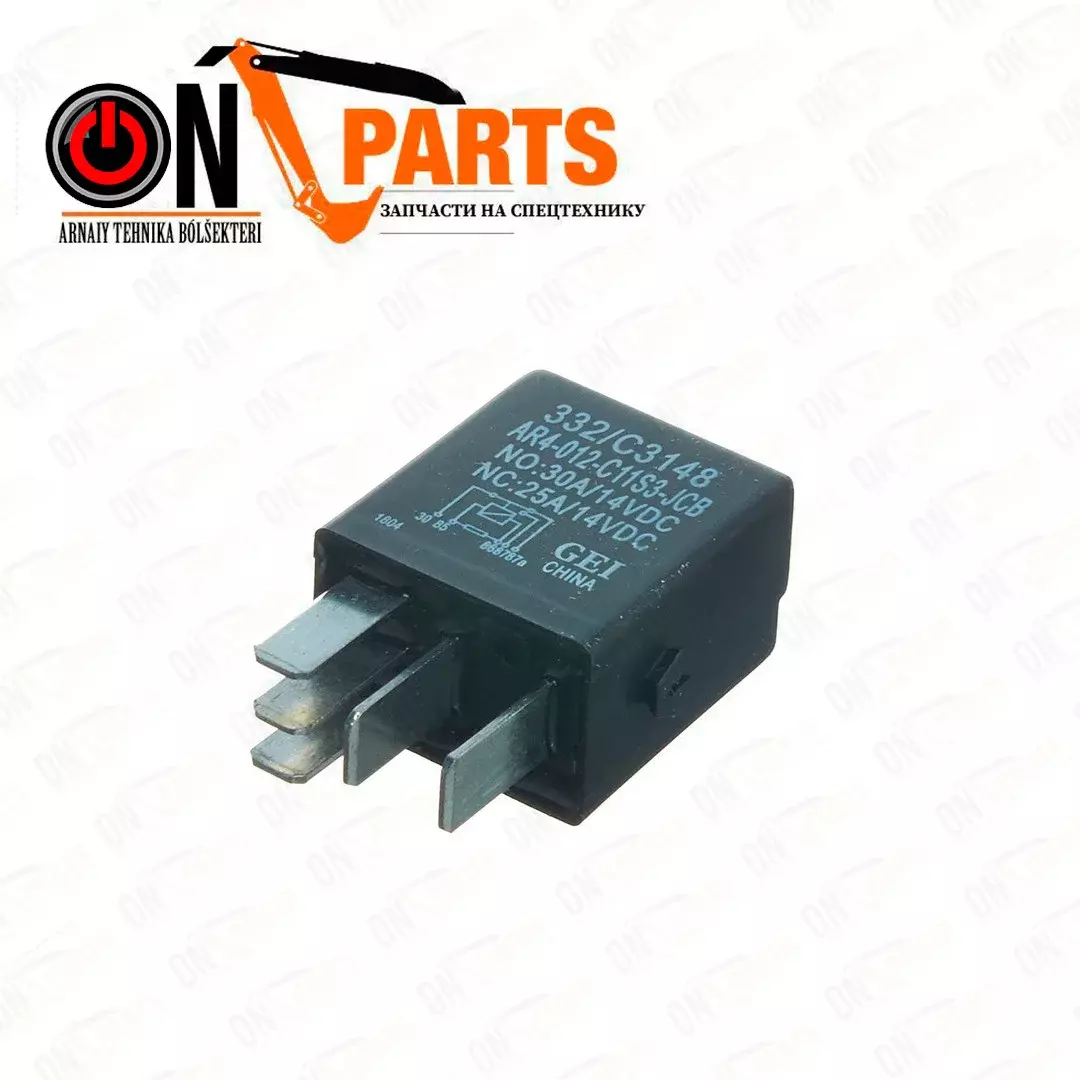 332-C3148 Реле 5 контактный 12V JCB Код: 332-C3148