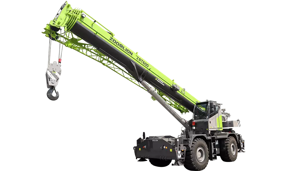 Zoomlion ZRT600, Краны