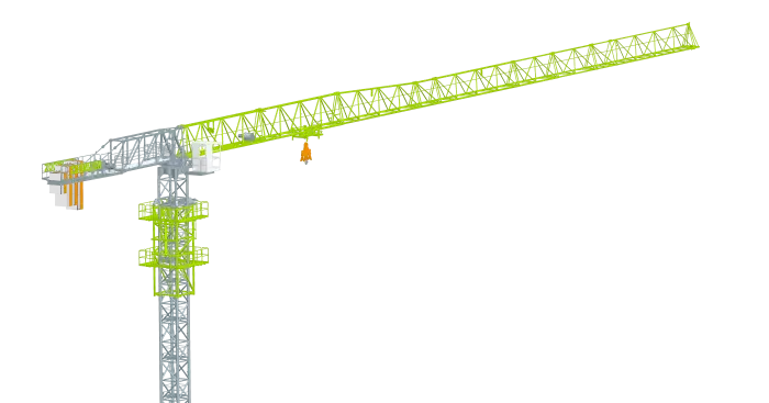 Zoomlion R500-25, Башенные краны