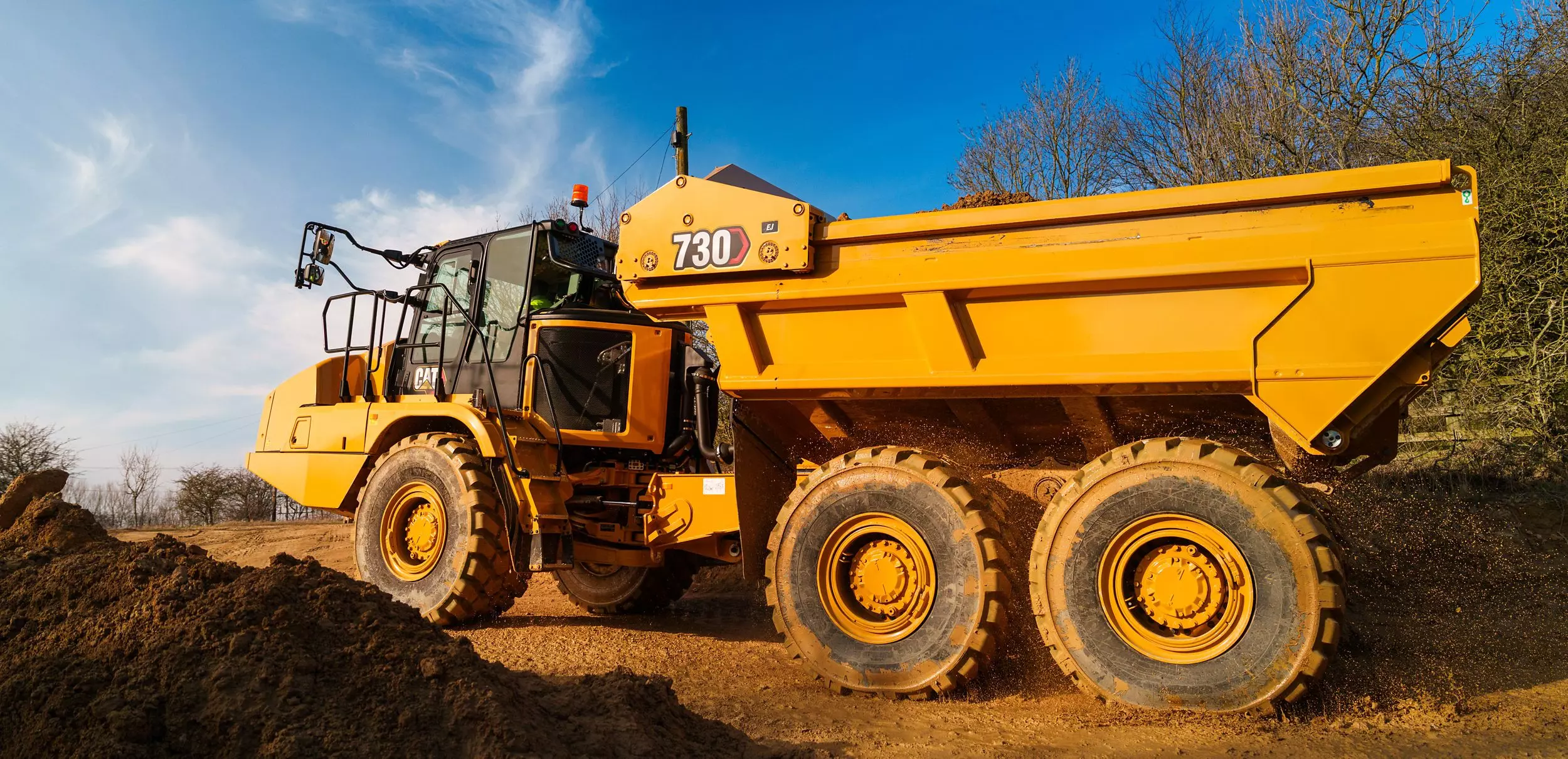 Cat 730 EJ, Шахтные самосвалы