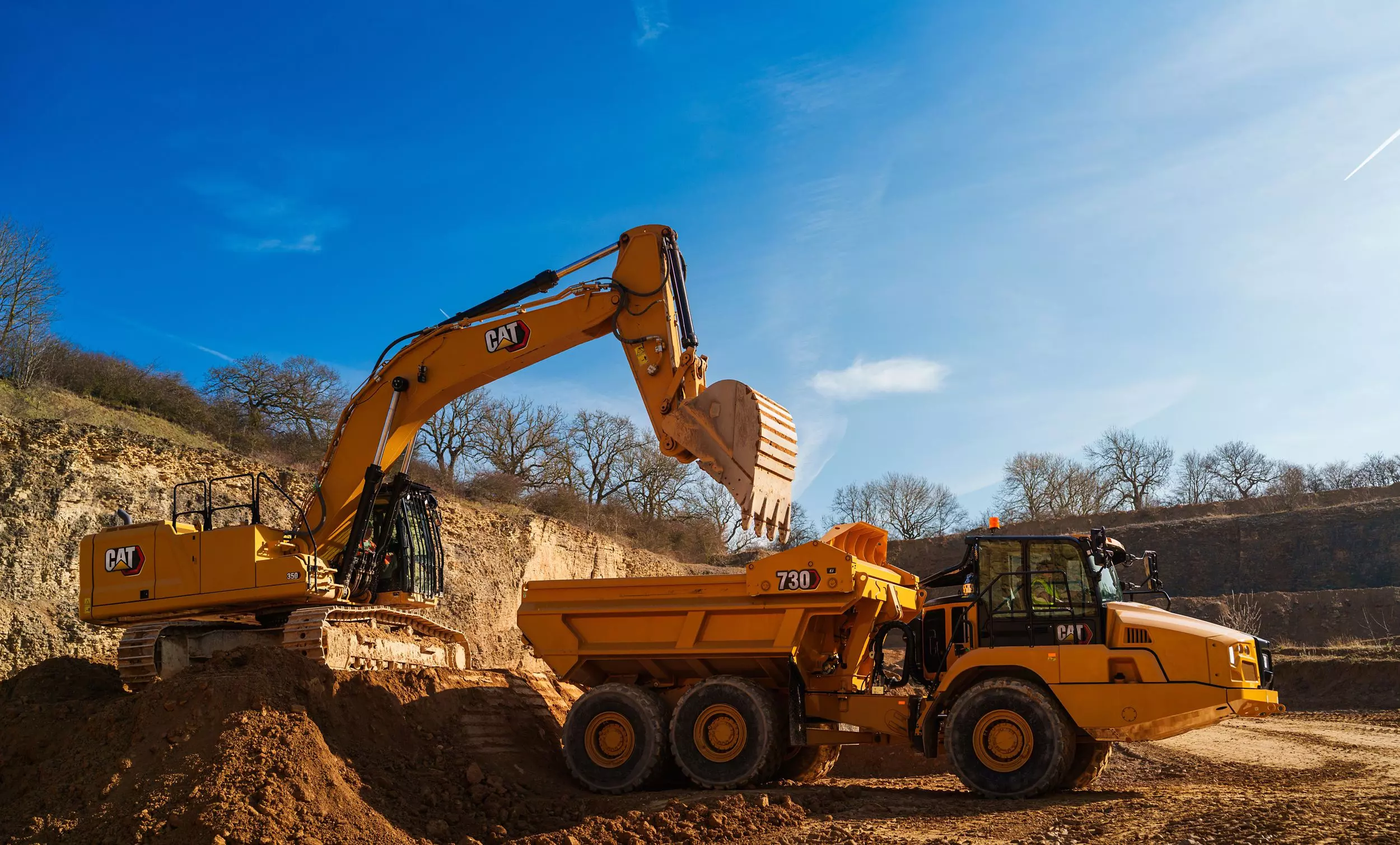 Cat 730 EJ, Шахтные самосвалы