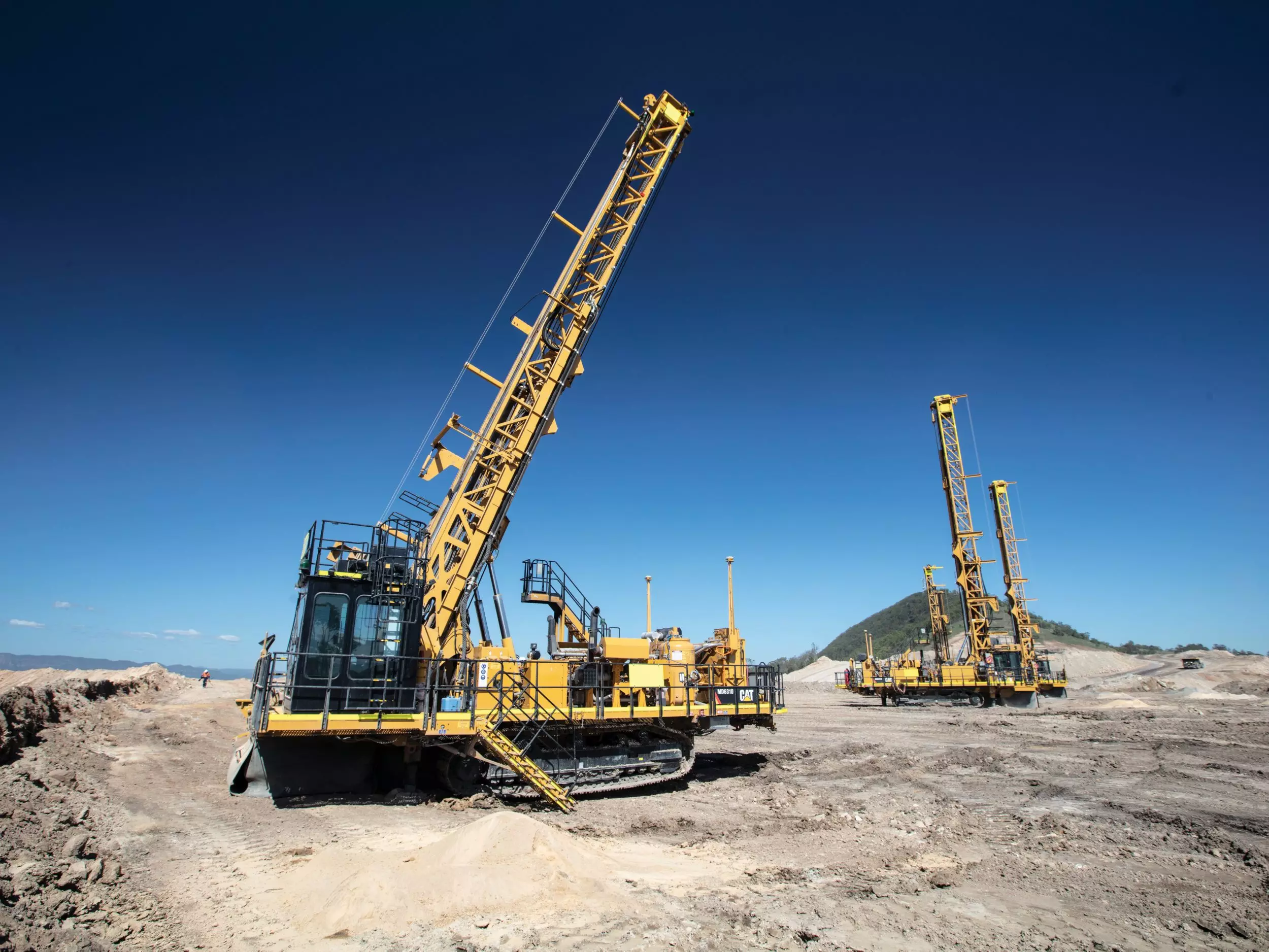 Caterpillar MD6310, Буровые станки для устройства свай