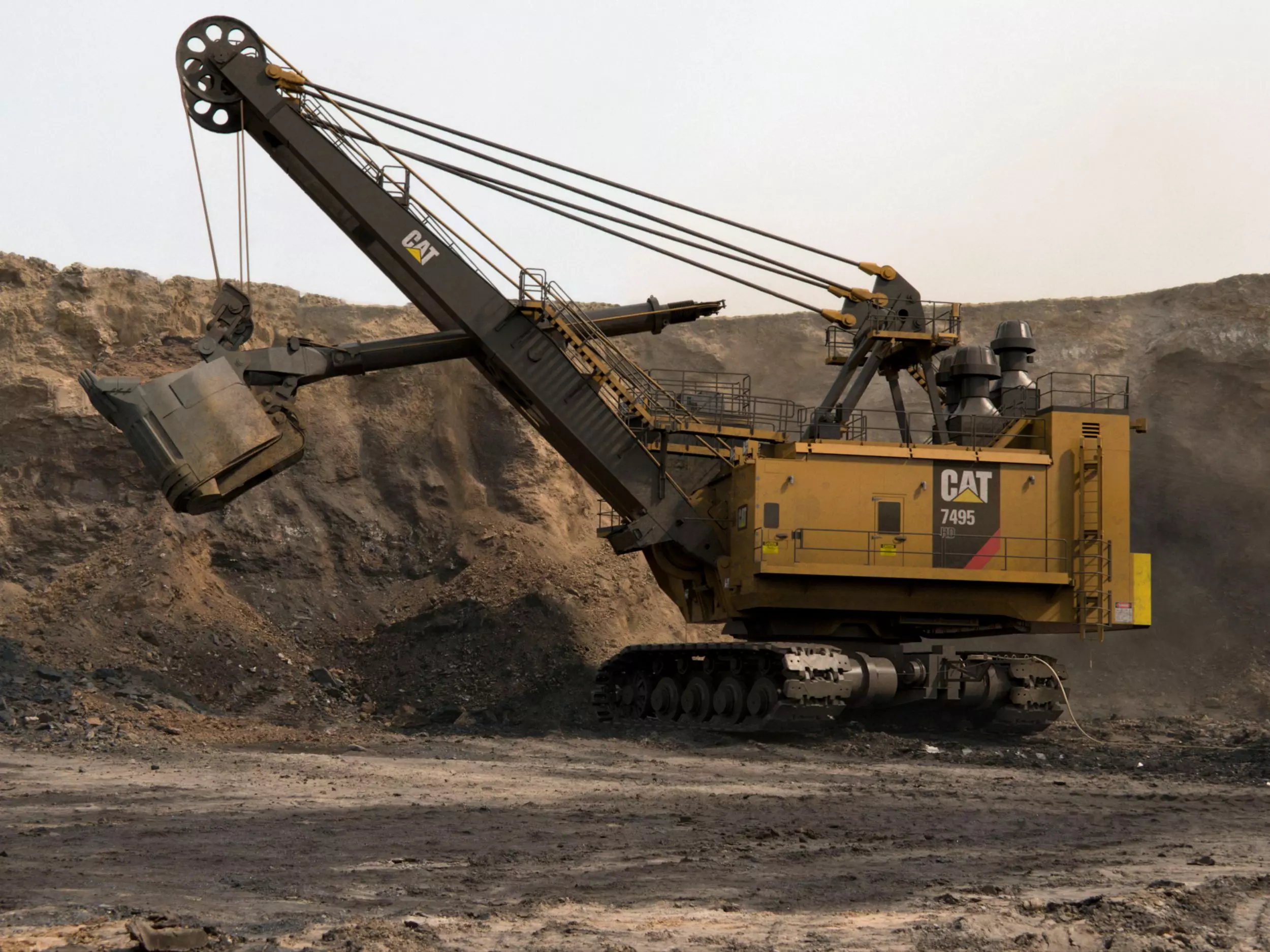 Caterpillar 7495 HD, Карьерные экскаваторы