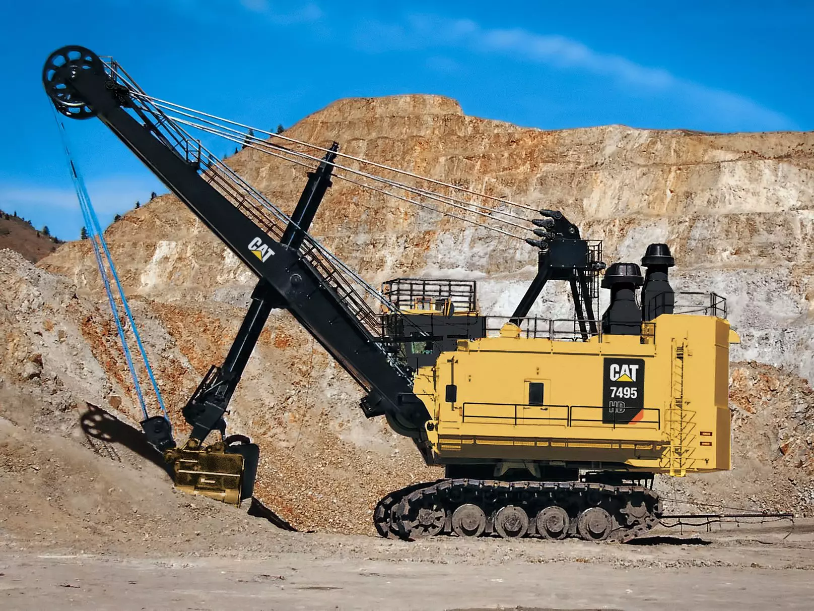 Caterpillar 7495 HD, Карьерные экскаваторы