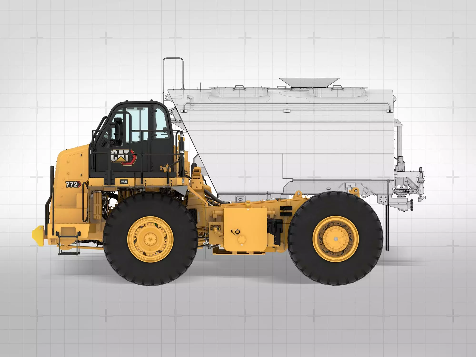 Caterpillar 772, Карьерные самосвалы