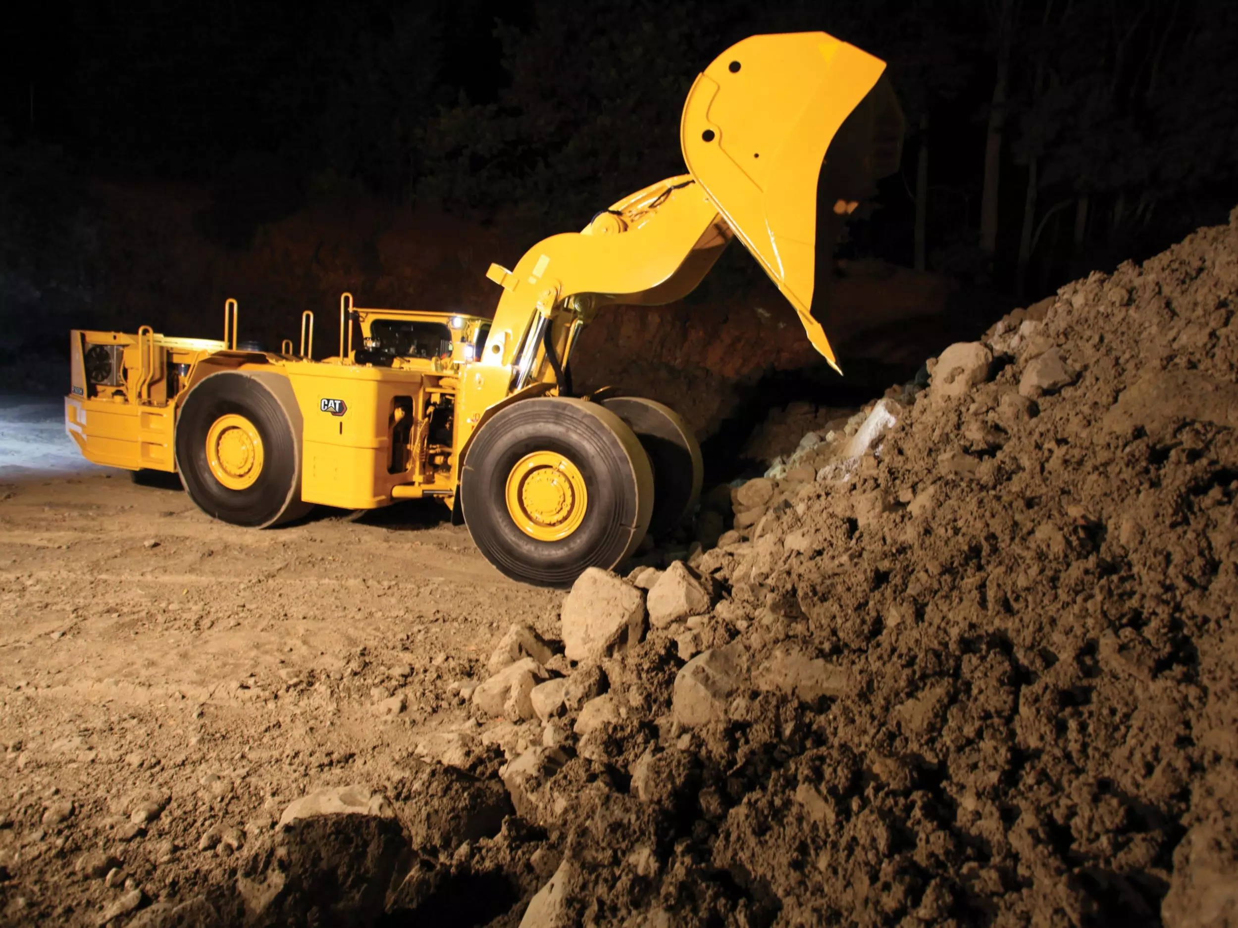 Caterpillar R1600H, Шахтные погрузчики