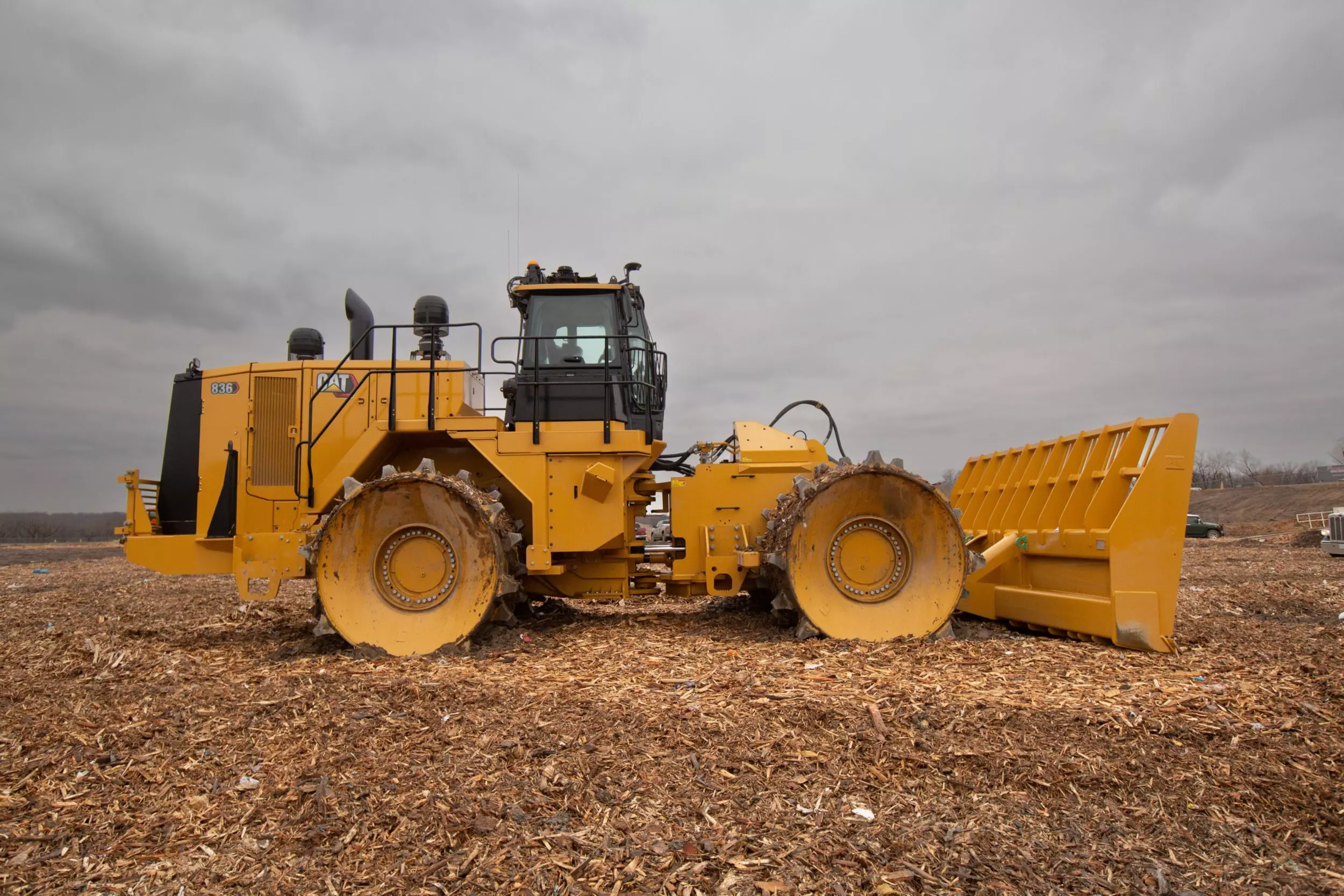 Caterpillar 836, Дорожные катки