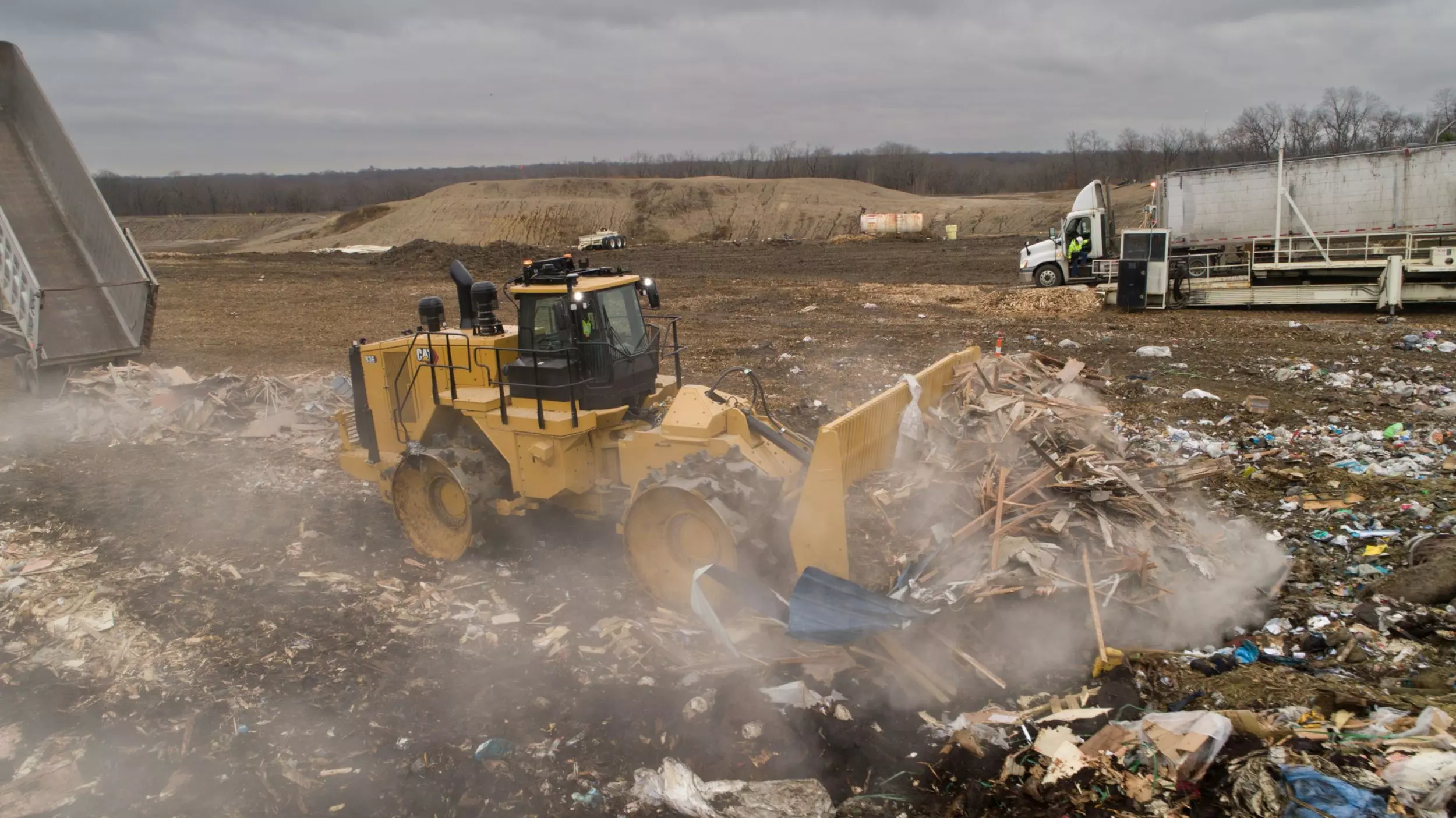 Caterpillar 836, Дорожные катки