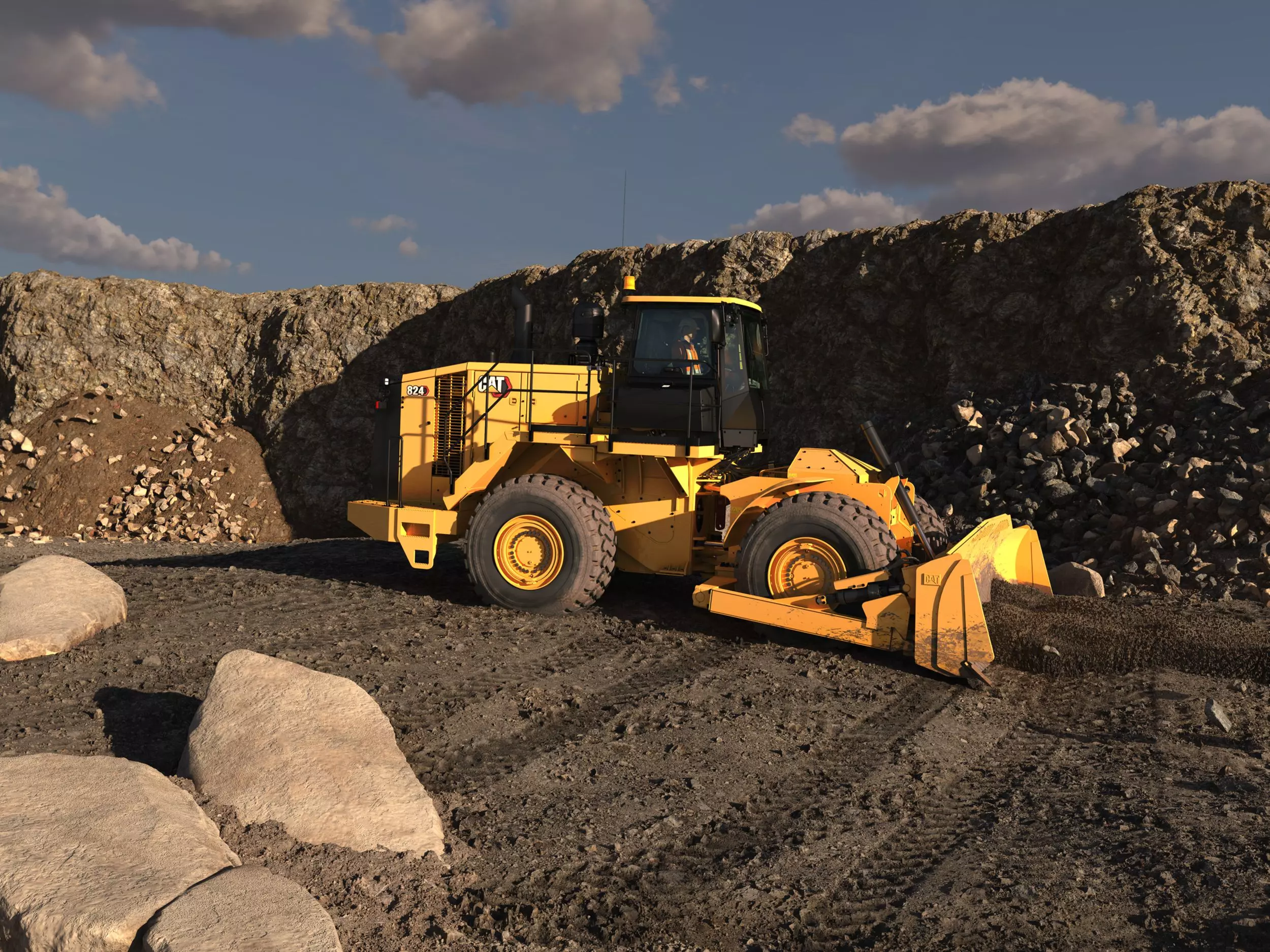 Caterpillar 824H, Бульдозеры