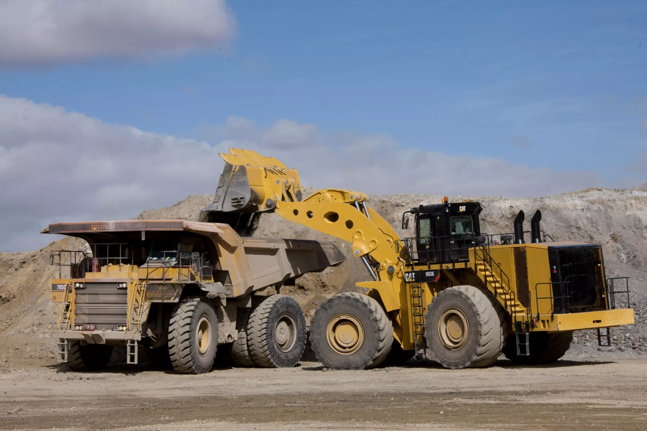 Caterpillar 993K, Шахтные погрузчики