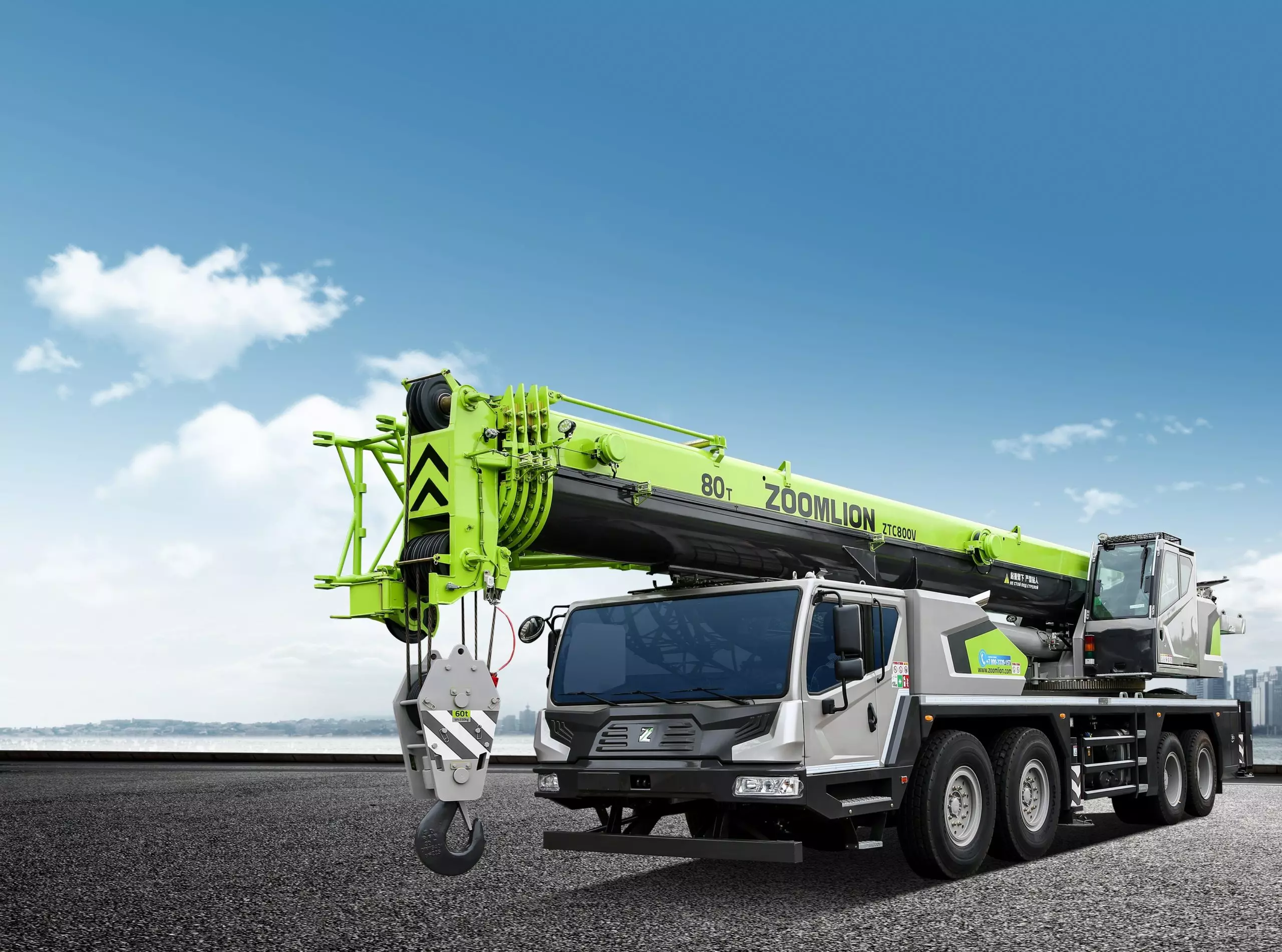 Zoomlion ZTC800V, Автокраны