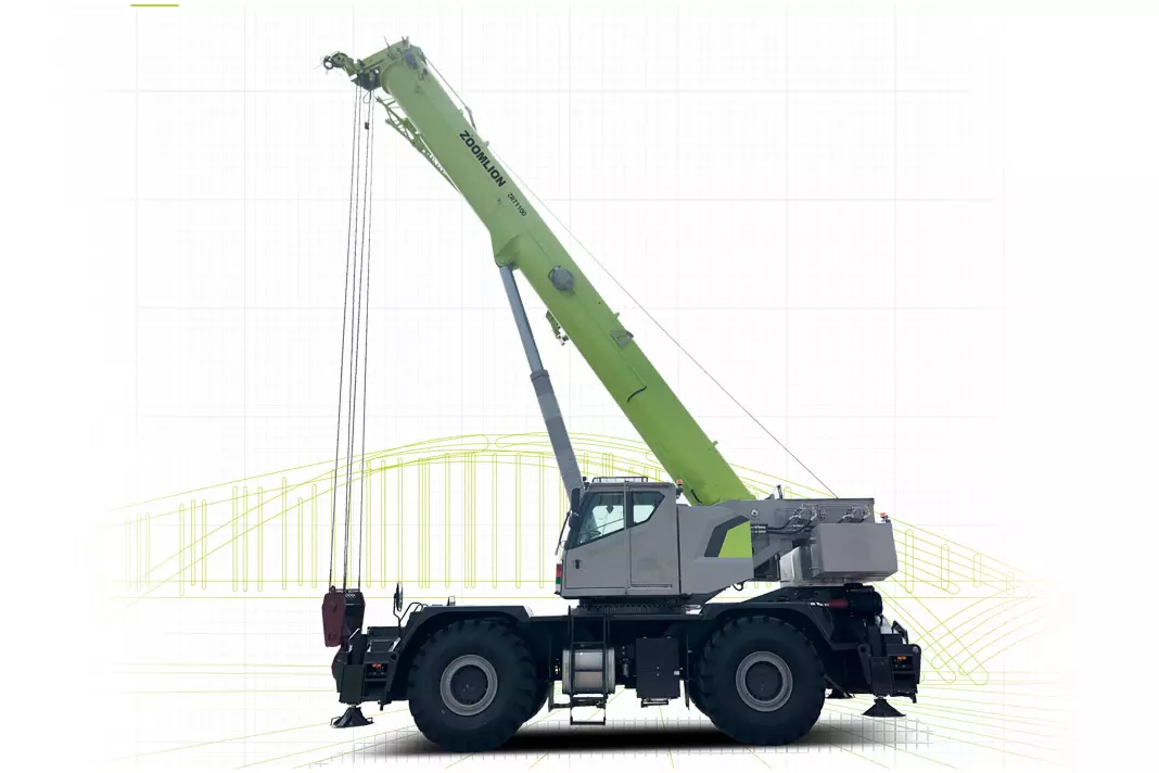 Zoomlion ZRT1100, Краны
