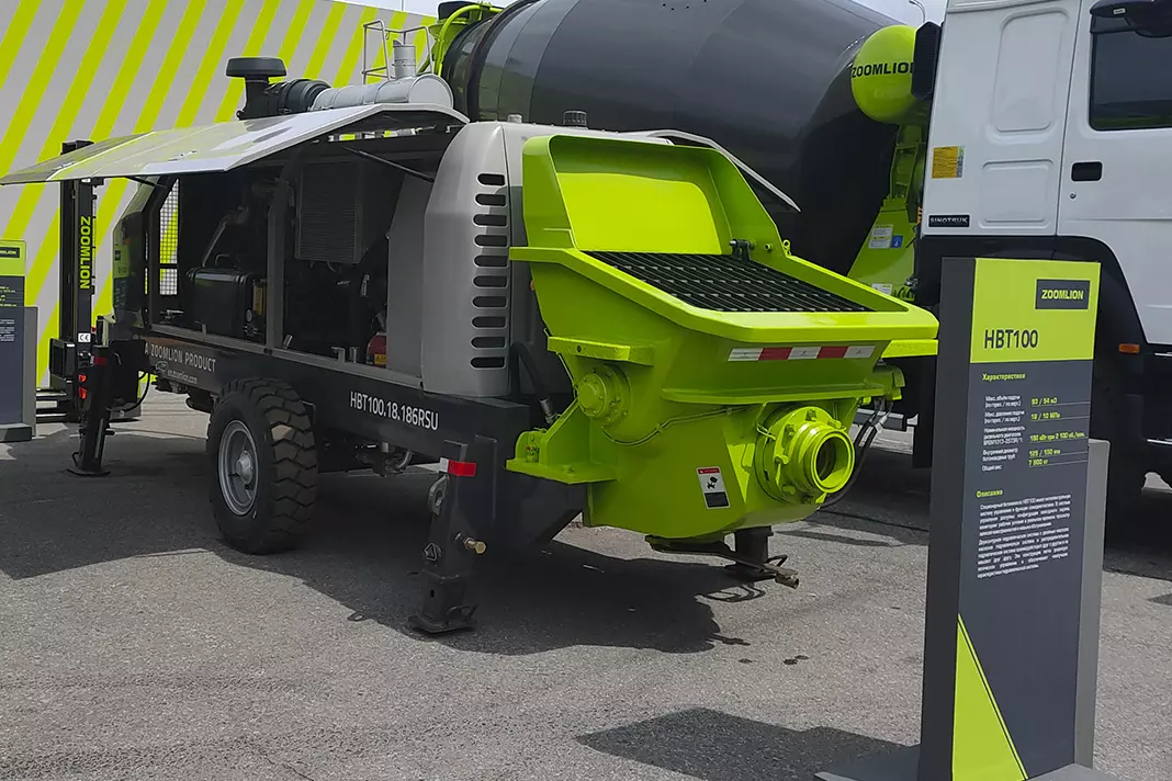 Zoomlion HBT100, Бетононасосы стационарные