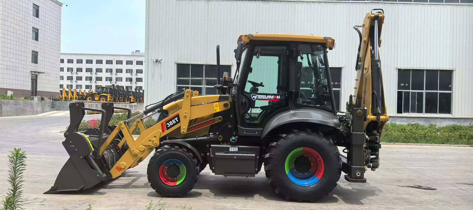 Shanmon 388T, Экскаваторы-погрузчики