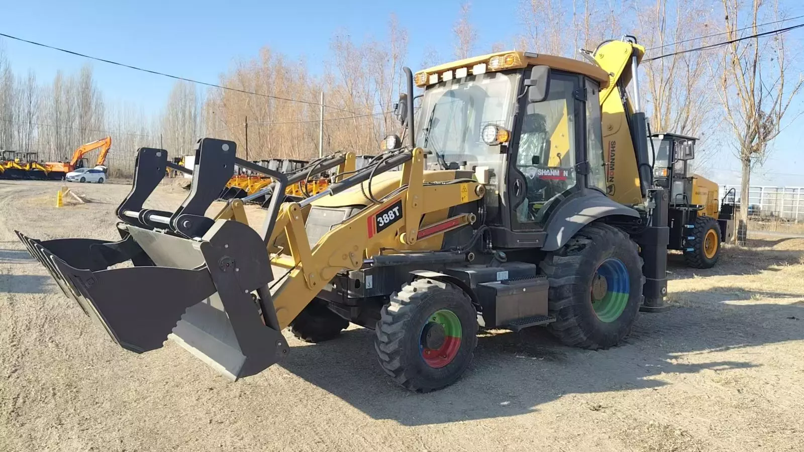 Shanmon 388T, Экскаваторы-погрузчики