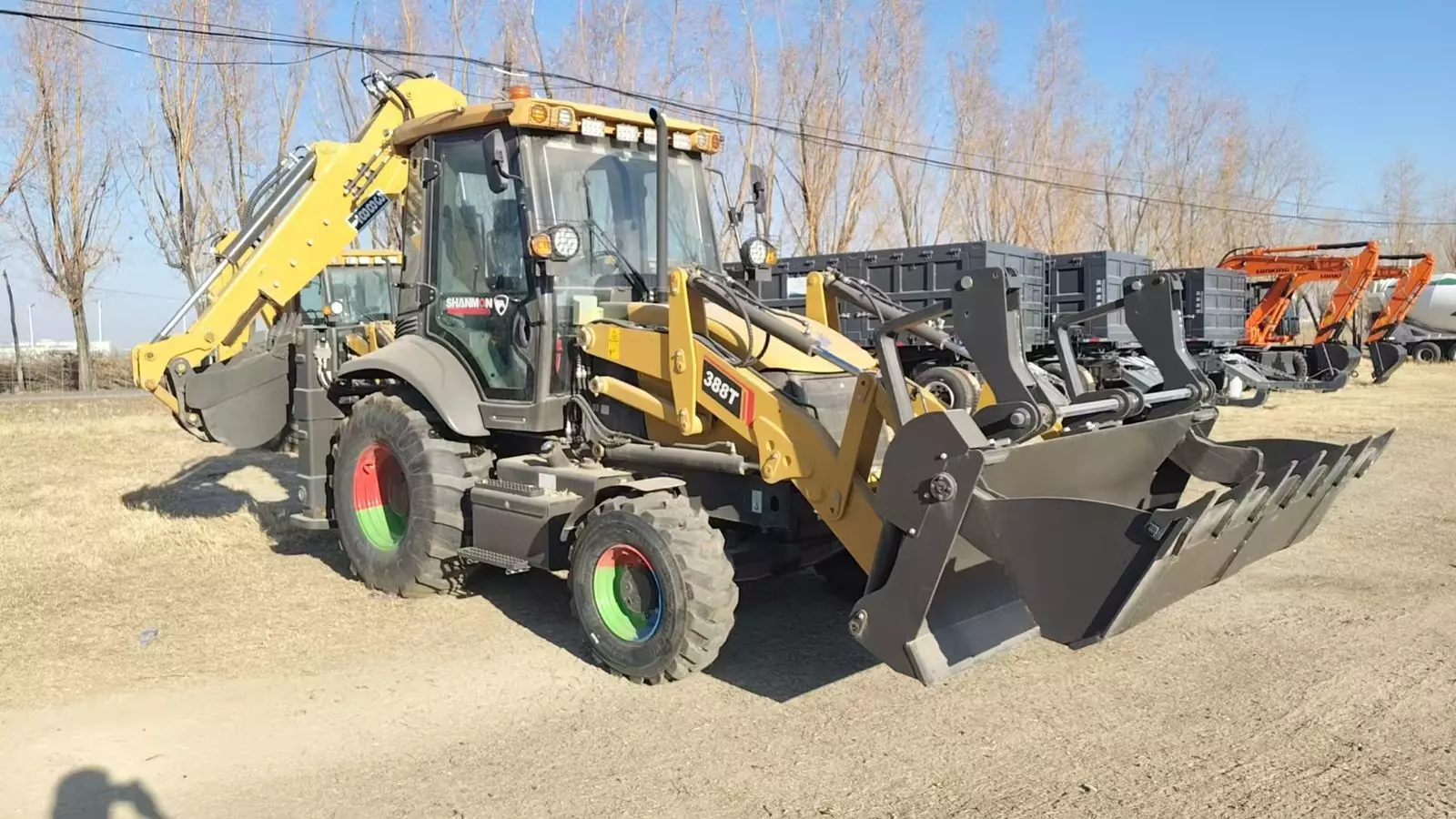 Shanmon 388T, Экскаваторы-погрузчики