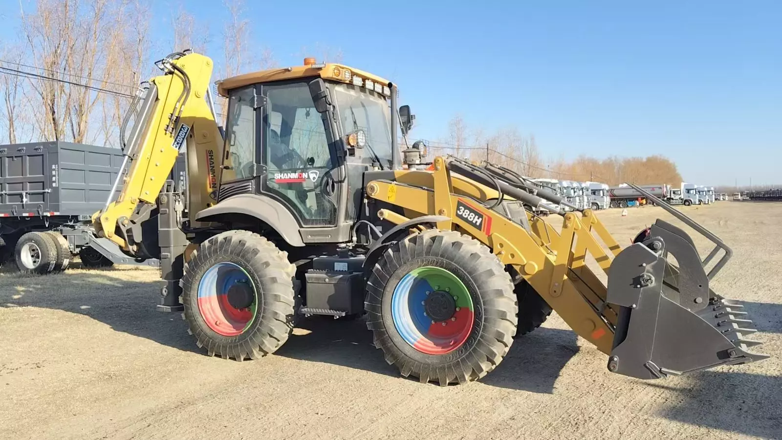 Shanmon 388H, Экскаваторы-погрузчики