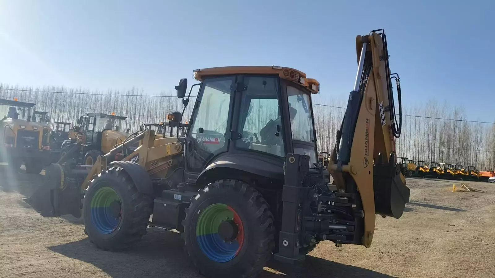 Shanmon 388H, Экскаваторы-погрузчики