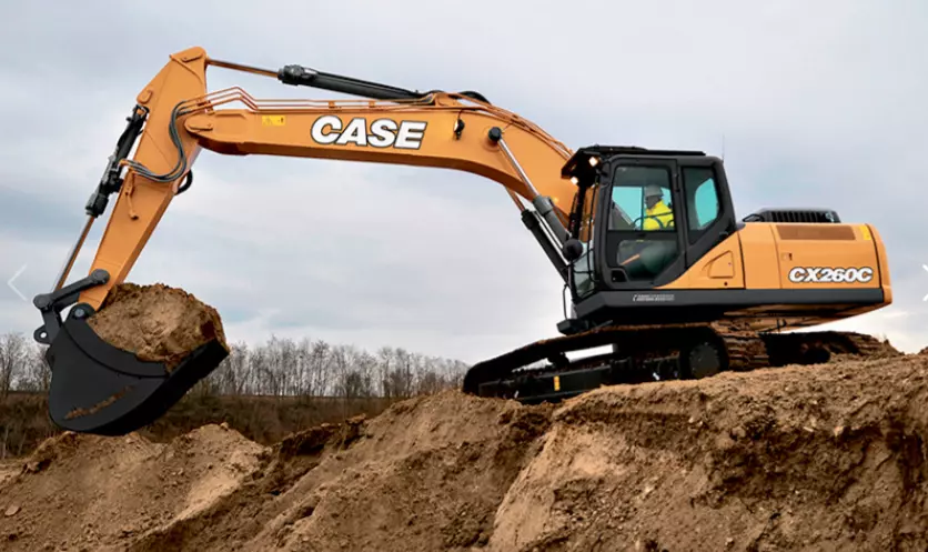 Case CX260C, Гусеничные экскаваторы