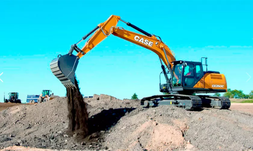 Case CX260C, Гусеничные экскаваторы